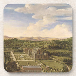 Wollaton Hall and Park, Nottingham, 1697 (oil on c Coaster