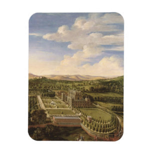Wollaton Hall and Park, Nottingham, 1697 (oil on c Magnet