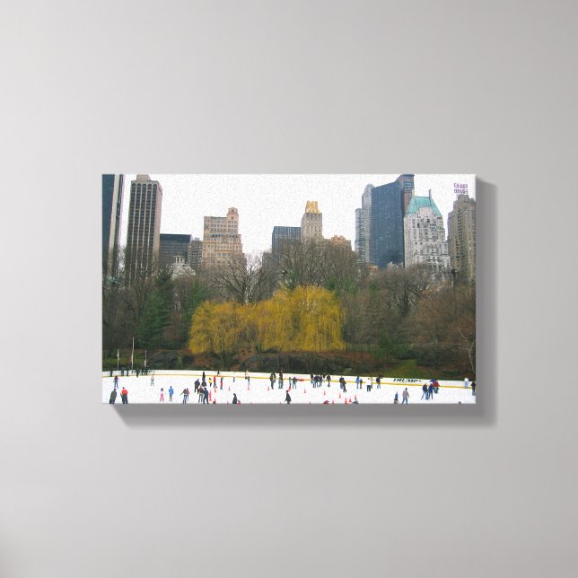 Wollman Rink Central Park New York City NYC Photo Canvas Print (Front)