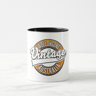 Wollongong australia vintage style logo. mug