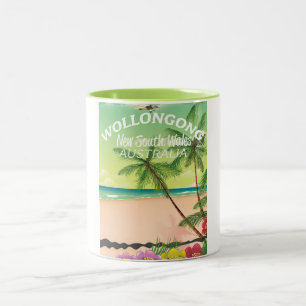Wollongong New South Wales Australia Two-Tone Coffee Mug