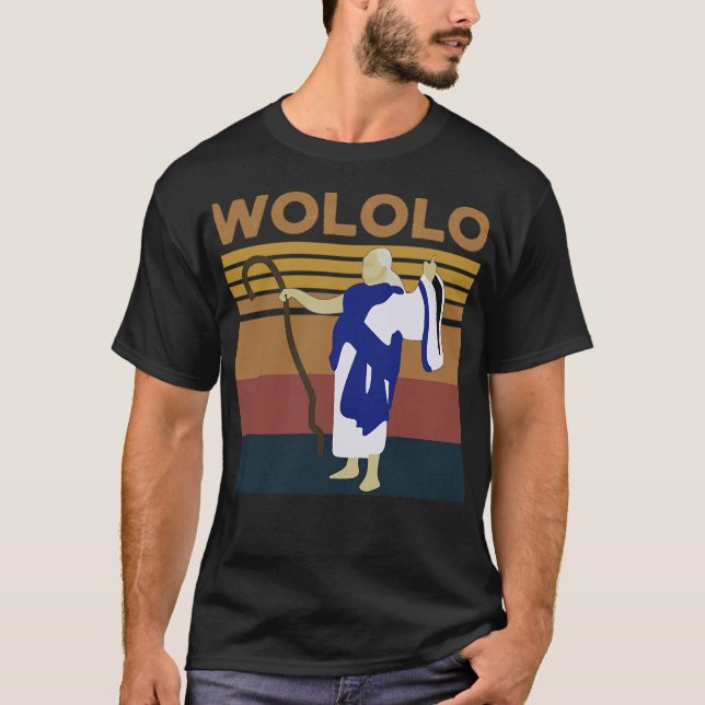 Wololo Priest Aoe Age Of Empires Game Gaming Gift  T-Shirt (Front)