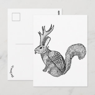 Wolpertinger Postcard