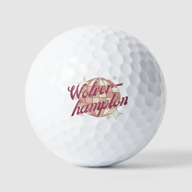 Wolverhampton UK accessory golfing golfer  Golf Balls (Front)