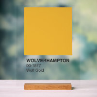 Wolverhampton Wolf Gold - Clear Background