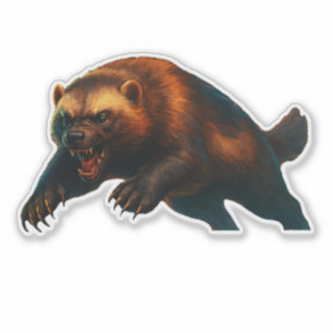 Wolverine Cut-out Sticker