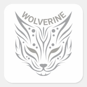 Wolverine Square Sticker