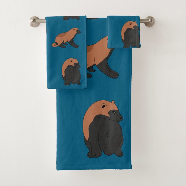 Wolverines  bath towel set (Insitu)