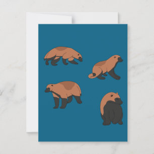 Wolverines  postcard