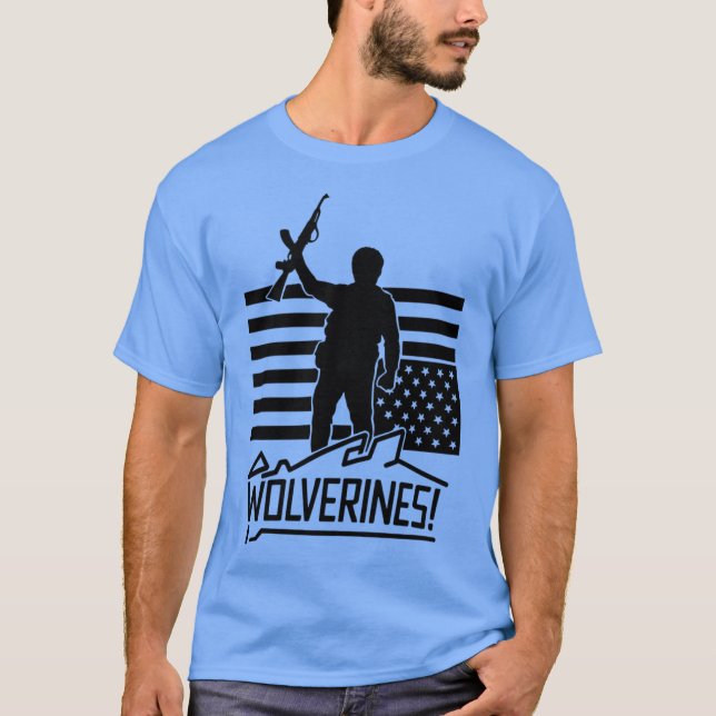 Wolverines Red Dawn T-Shirt (Front)