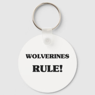 Wolverines Rule Key Ring
