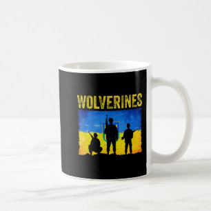Wolverines Support Ukraine Coffee Mug