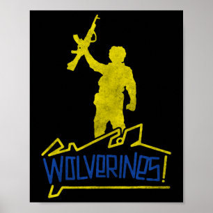 Wolverines Support Ukraine  Poster