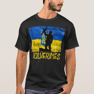 Wolverines Support Ukraine,Ukraine Wolverines Love T-Shirt