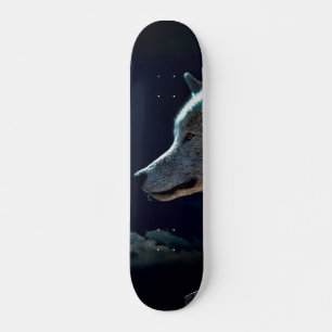 Wolves  and the fool moon skateboard