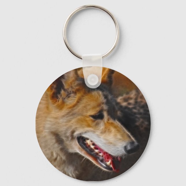 Wolves are us. key ring (Front)