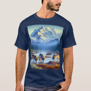 Wolves at Denali National Park  T-Shirt