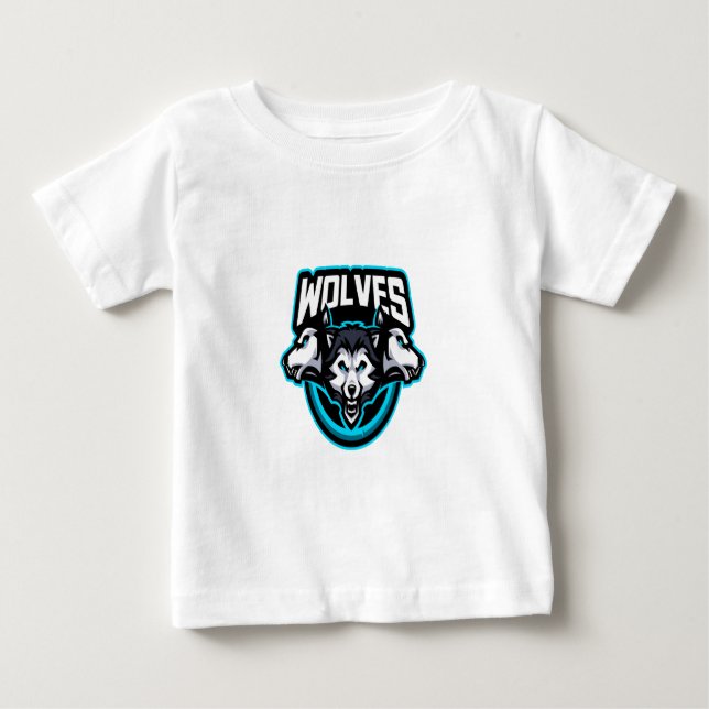 wolves baby T-Shirt (Front)
