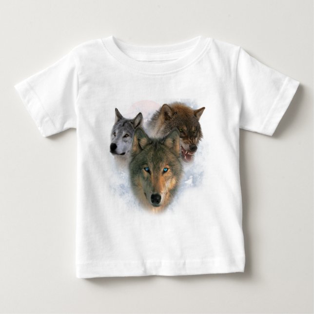 Wolves Baby T-Shirt (Front)