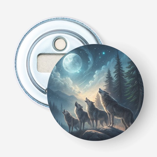 Wolves Bottle Opener (Front)