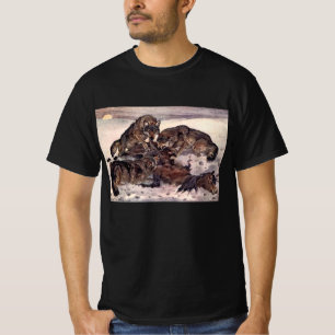 Wolves by Winifred Austen, Vintage Wild Animals T-Shirt