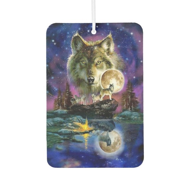 Wolves Car Air Freshener (Front)