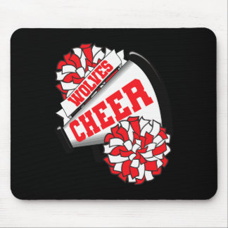 Wolves Cheer Ck To School Cheerleading Spirit R Mouse Mat