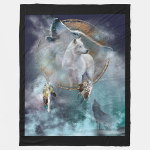 Wolves Fleece Blanket