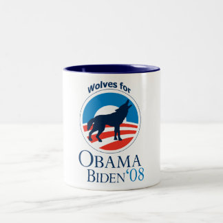 Wolves for Obama Mug
