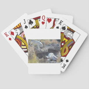 Wolves Forest Nature Country Peace Love Animal Playing Cards