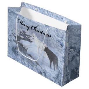 Wolves Gift Bag - Large, Glossy