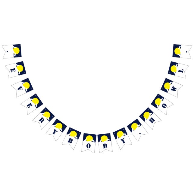 Wolves in Moonlight, Everybody Howl! Bunting Bunting (All)