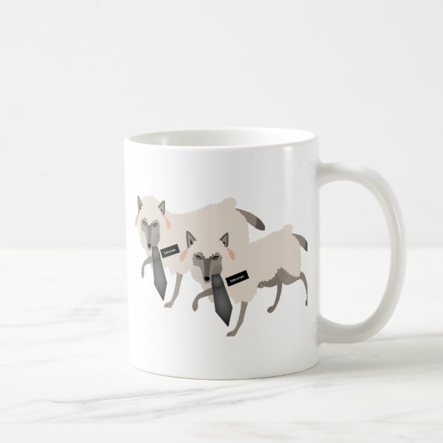 Wolves in Sheep Coffee Mug (Right)