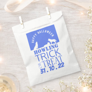 Wolves in Snow, Happy Halloween Favour Bags