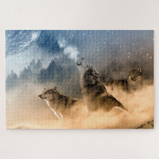 Wolves Jigsaw Puzzle (Horizontal)