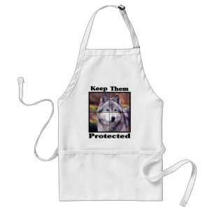 Wolves-Keep them Protected Standard Apron