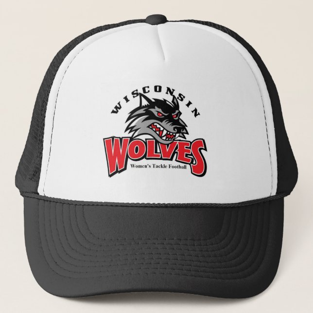 Wolves logo trucker hat (Front)