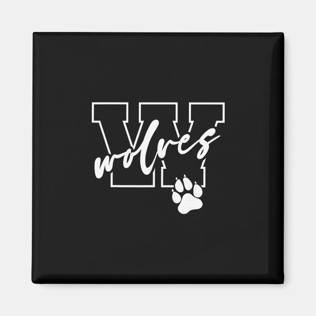 Wolves  magnet (Front)