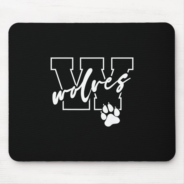 Wolves  mouse mat (Front)