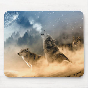 Wolves Mouse Mat