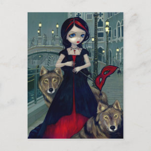 "Wolves of Venice" Postcard