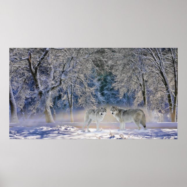 Wolves Of Yellowstone Poster (Front)