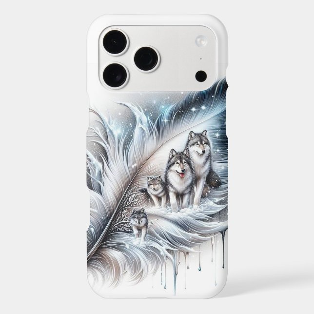 Wolves on Feather (Back)