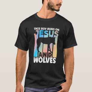Wolves Outfit for Wolve Lovers for Boys Premium T-Shirt