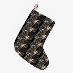 WOLVES    SMALL CHRISTMAS STOCKING