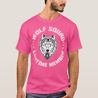 Wolves Squad Animal Lover Wolf Biologist T-Shirt