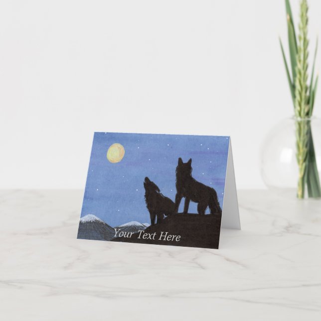 Wolves Thank You Card (Front)