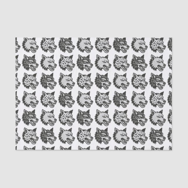 Wolves Tissue Paper (Front)