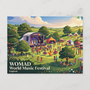 WOMAD World Music Festival England Postcard