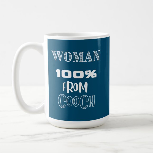 Woman 100% From Cooch Coffee Mug (Left)